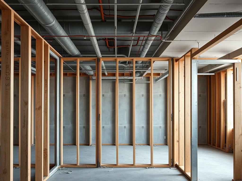 Partition wall options for flexible interiors and future reconfiguration